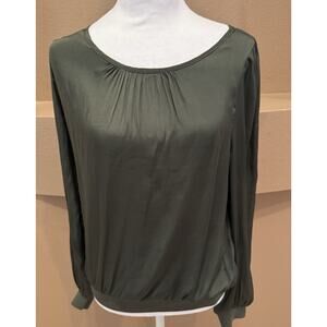 INDUSTRY Women's Olive Green Blouse Size M